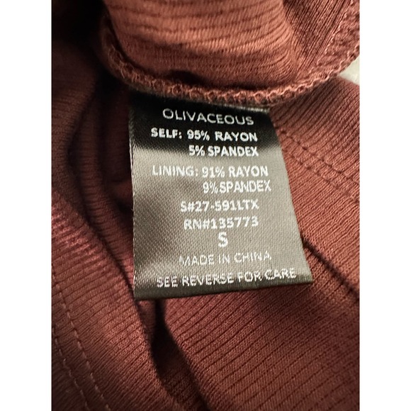 OLIVACEOUS One Shoulder Strappy Tank Top Womens Small - Picture 5 of 6